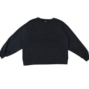 Sport-Tek Sweatshirt Black V-Stitch Crewneck Boxy Streetwear Gorpcore Large